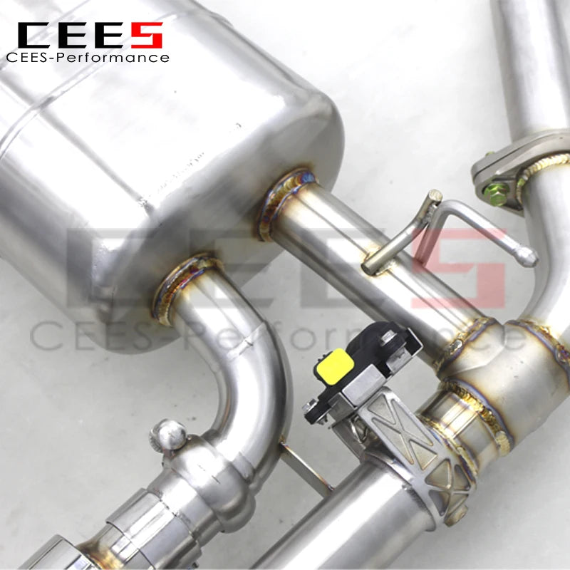 CEES Catback Exhaust System Stainless Steel Exhaust Pipe Valvetronic escape For BMW M2 F87 3.0T 2014-2018