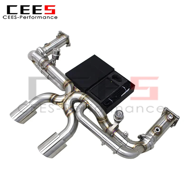 cees Vacuum Valve Catback Exhaust System for Porsche 911 991 991.2 Carrera 3.0T 2016-2018 Upgrades GT3 Engine Exhaust Manifold