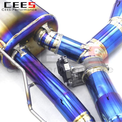 CEES Exhaust System For BMW X5M/X6M 4.4TT 2015-2023 Titanium alloy car Escape Exhaust Pipe