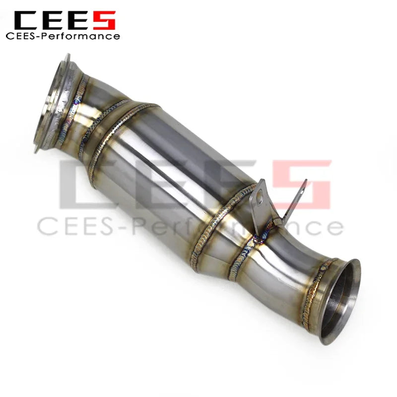 CEES Downpipe Exhaust System Assembly for BMW M2 F87 N55 3.0T 2014-2018 Stainless Steel Downpipe Exhaust Header Front Pipes