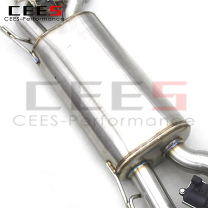 CEES Valvetronic Muffler Axle Exhaust For BMW X7 3.0T/4.4TT G07 2019-2023 Stainless Steel Escape Exhaust Pipe