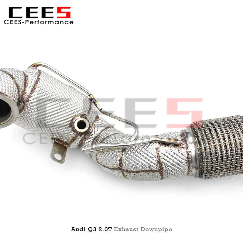 Audi Q3 2.0T 2019-2021 Stainless Steel Downpipe Exhaust with OPF/GPF