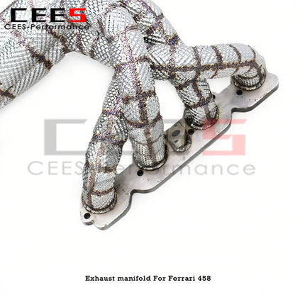 Ferrari 458 Speciale/458SC 4.5L 2011-2016 Stainless Steel Manifold Header Exhaust System