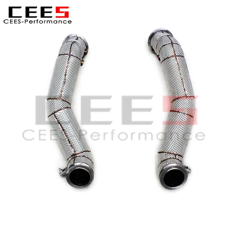 Mclaren GT 4.0T 2019-2023 Stainless Steel Heat shield Downpipe Exhaust System
