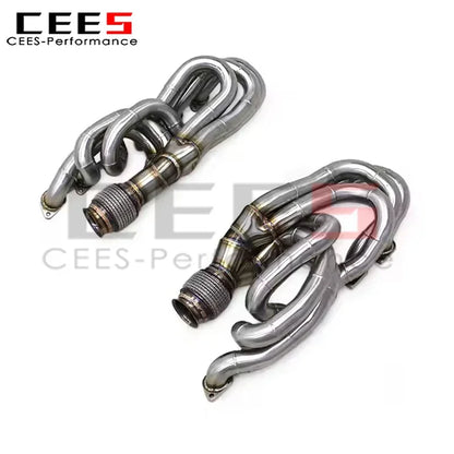 cees Sport Exhaust Header for Lamborghini Murcielago LP640 V12 6.2L 2007-2010 SS304 Stainless Steel Car Exhaust Manifold System