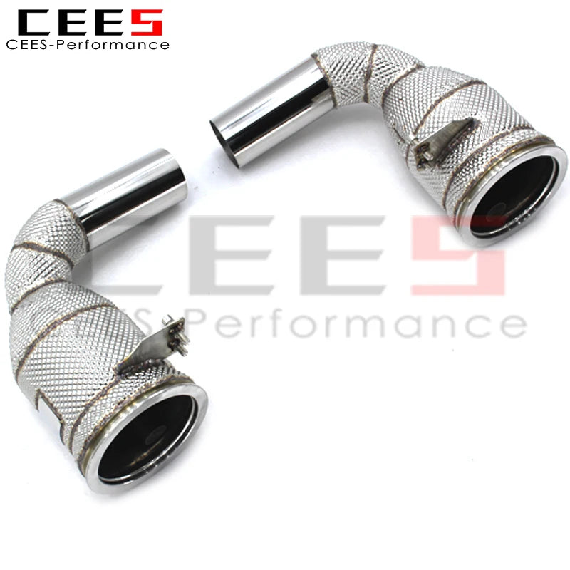 Exhaust manifold For Porsche 911 992 GT3 4.0 2017-2023 Downpipe without catalyst Stainless Steel Exhaust Pipe