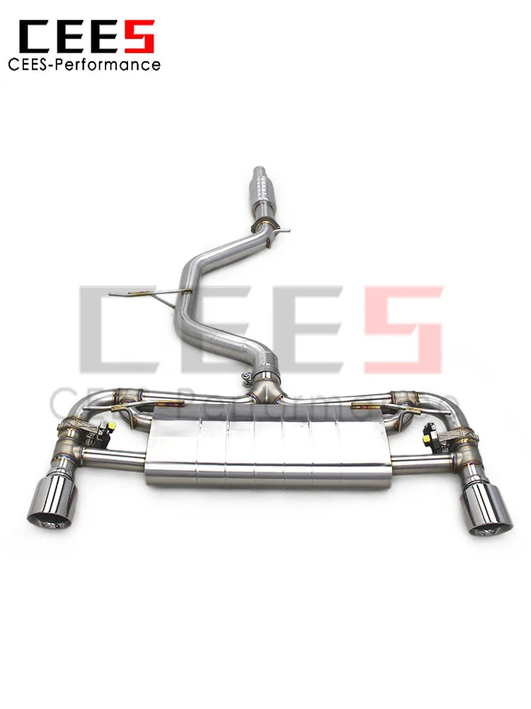 cees Catback Exhaust System Pipes for VW GOLF 7/MK7/GTI 2.0T 2014-2020 SS304 Stainless Steel Car Escape Exhaust Pipe Muffler