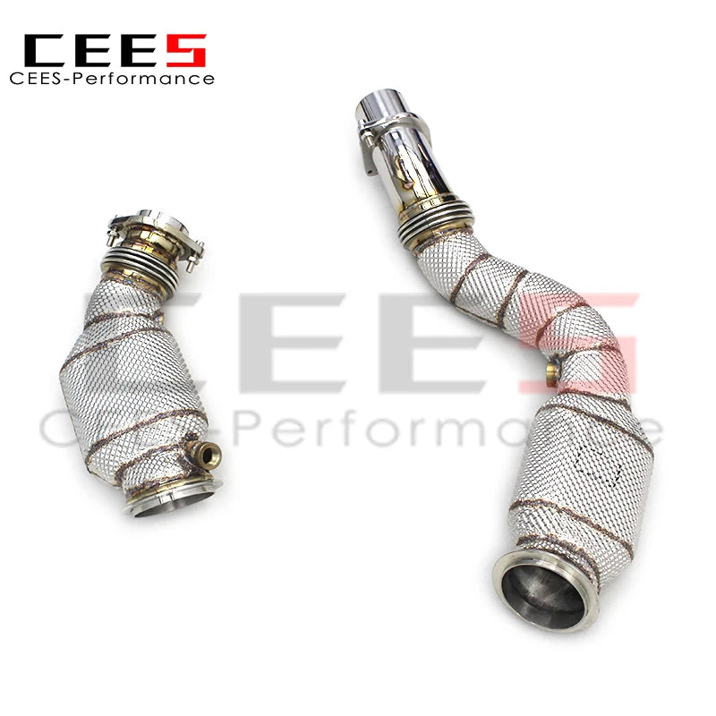 BMW M3/M4 F80/F82/F83 S55 3.0T Stainless Steel High Flow Catted Downpipe Exhaust System