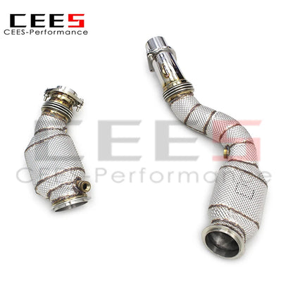 BMW M3/M4 F80/F82/F83 S55 3.0T Stainless Steel High Flow Catted Downpipe Exhaust System