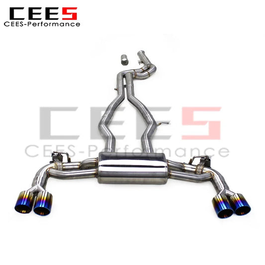 cees Tuning Exhaust Pipes for BMW Z4 G29 3.0T 2019-2024 High Performance Stainless Steel Exhaust System Valvetronic Assembly