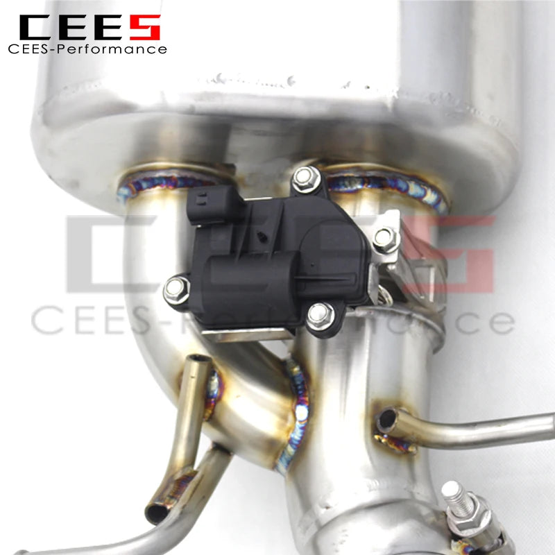 cees Catback Exhaust for Mercedes-Benz E63 E63S W212 AMG 2007-2016 High Performance Valvetronic Exhaust Pipe Titanium/SUS304