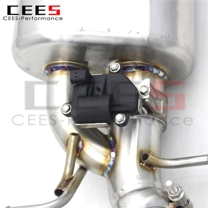 cees Catback Exhaust for Mercedes-Benz E63 E63S W212 AMG 2007-2016 High Performance Valvetronic Exhaust Pipe Titanium/SUS304