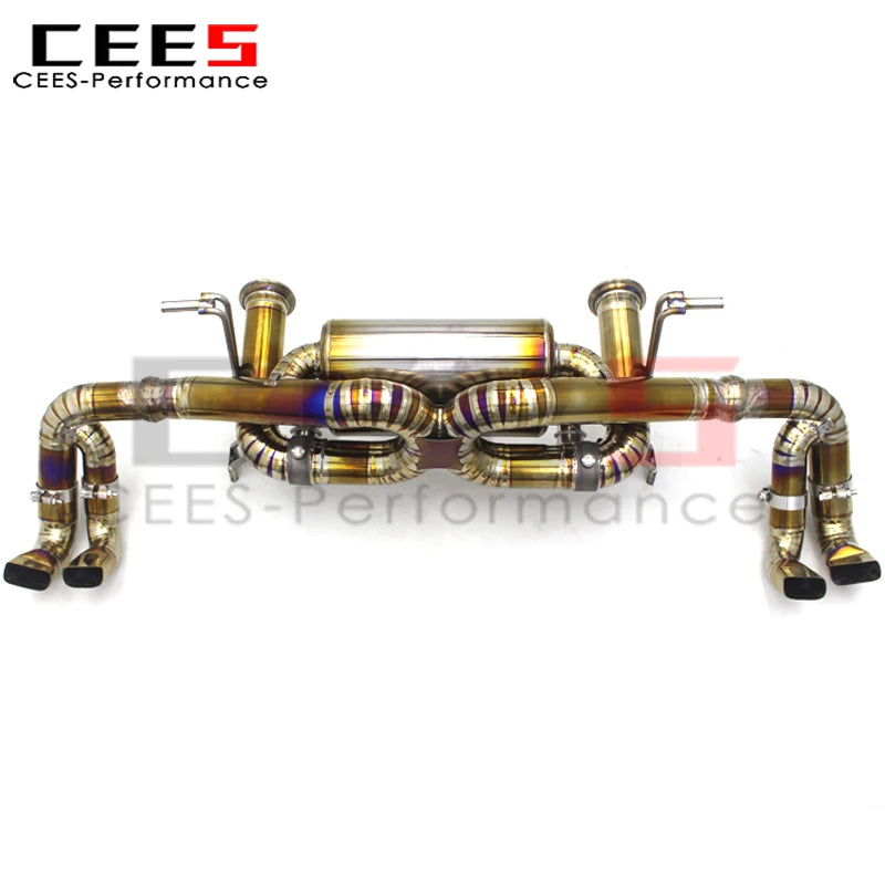 cees for Audi R8 V10 5.2 2016-2019 Catback Valved Sport Exhaust System