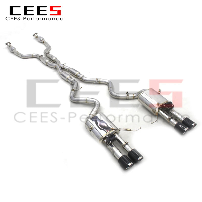 CEES Performance valve Exhaust Pipe For BMW M3 E92 4.0L 2008-2013 Stainless Steel304 Car Exhaust systems mufflers