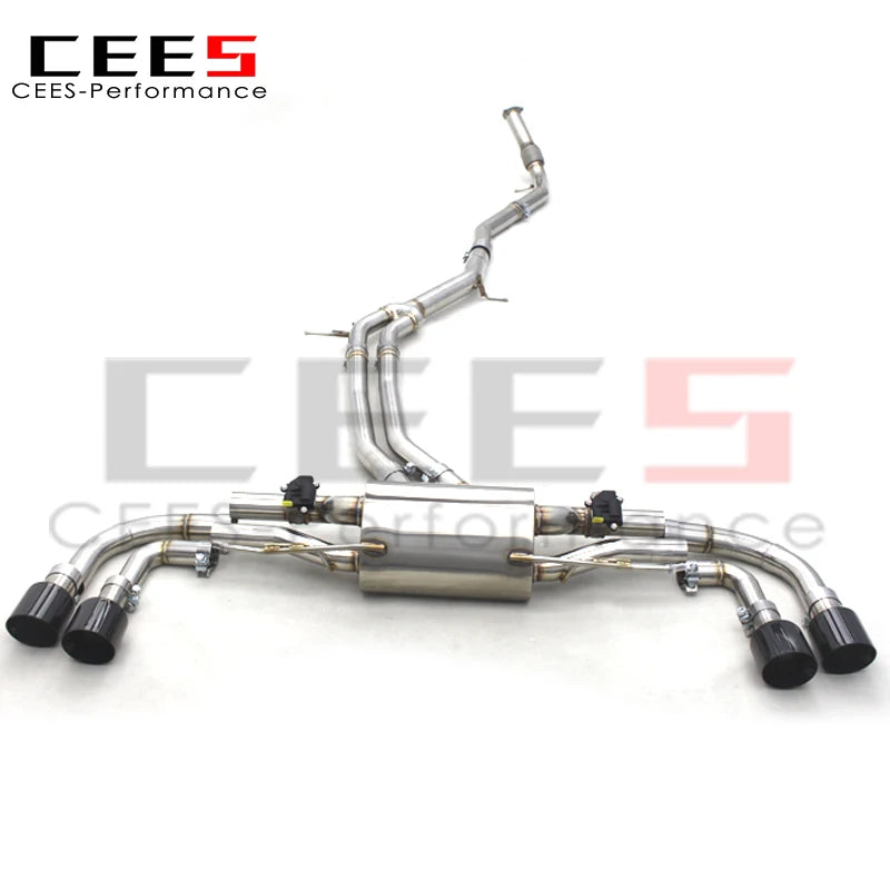 Catback Exhaust System For Porsche Cayenne E3 3.0T 2018-2023 Escape Stainless Steel Exhaust Pipe Muffler Downpipe