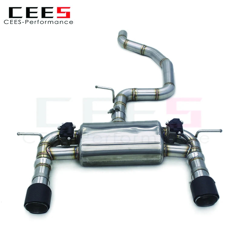 CEES Catback Exhaust System For Audi TT 2.0T 2017-2023 Stainless Steel Escape Exhaust Pipe Muffler