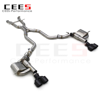 CEES Valved Catback Exhaust System For JEEP Grand Cherokee 3.0/3.6 2007-2023 304  Muffler Escape Car Exhaust Pipes