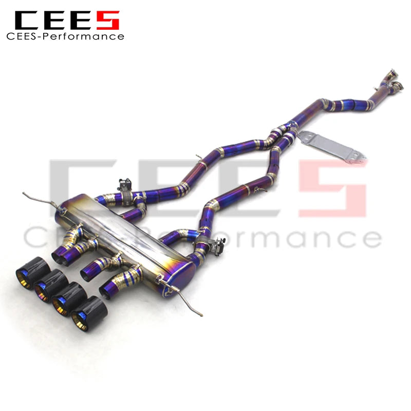 CEES Catback Exhaust For BMW M3 G80 3.0T 2021-2023 Performance Titanium alloy Exhaust Muffler Racing Car escape Exhaust System