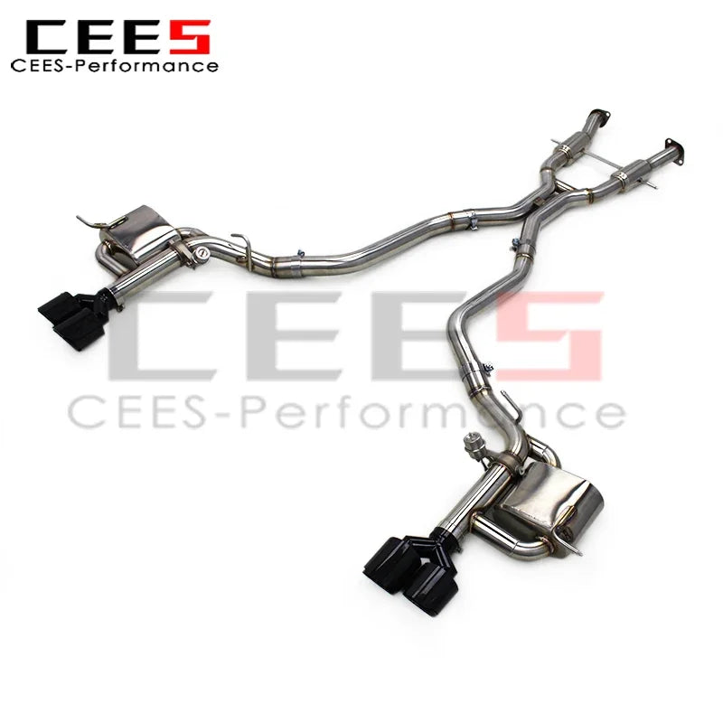 cees Valve Catback Exhaust Pipe Muffler System for JEEP Grand Cherokee 3.0/3.6 2007-2023 SS304 Stainless Steel Tuning Auto Parts