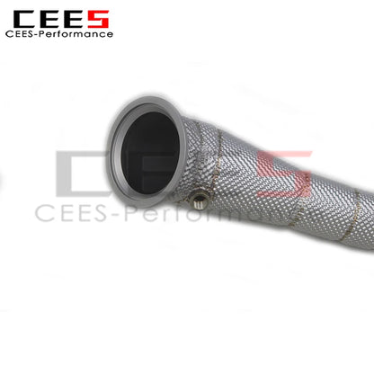 cees Catback Exhaust Downpipe Escape for Ferrari 812 Superfast 6.5L V12 2017-2023 Titanium Exhaust System Free Flow Pipe Muffler