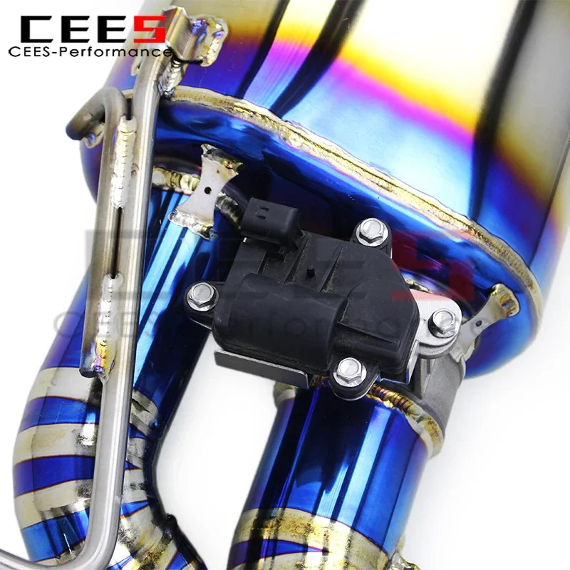 cees Catback Exhaust System for Mercedes-Benz CLS63 AMG W218 5.5T 2013-2017 Performance Titanium Escape Exhaust Pipe Muffler