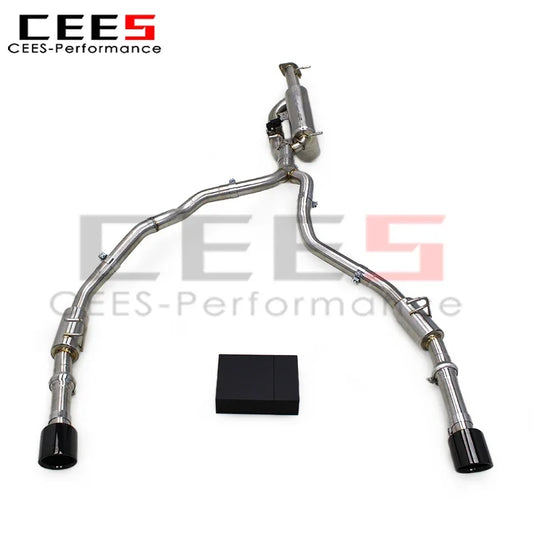 cees Tuning Catback Exhaust Assembly for Dodge RAM 1500 5.7L 2019-2023 Stainless Steel Exhaust Pipes Valvetronic Exhaust System