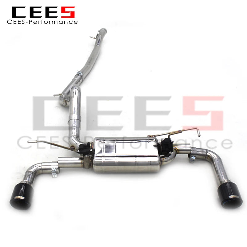 CEES Catback Exhaust for Jeep Wranler JK JL 3.6 2.0Turbo 2007-2020 Tuning Performance Exhaust Systems T304 Valve Exhaust Pipes