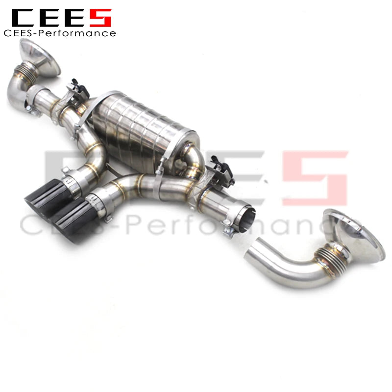 CEES Catback Exhaust System for Porsche 911 991.1/991.2 GT3 2010-2019 Tuning High Performance Stainless Steel Exhaust Pipe