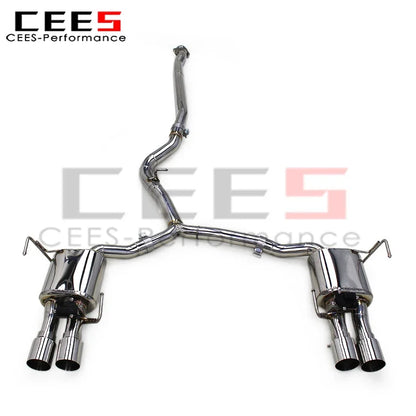 CEES Stainless Steel Catback Exhaust for Subaru Impreza STI 2.5T 2008-2021 Escape Valvetronic Car Exhaust Muffler Exhaust Pipes