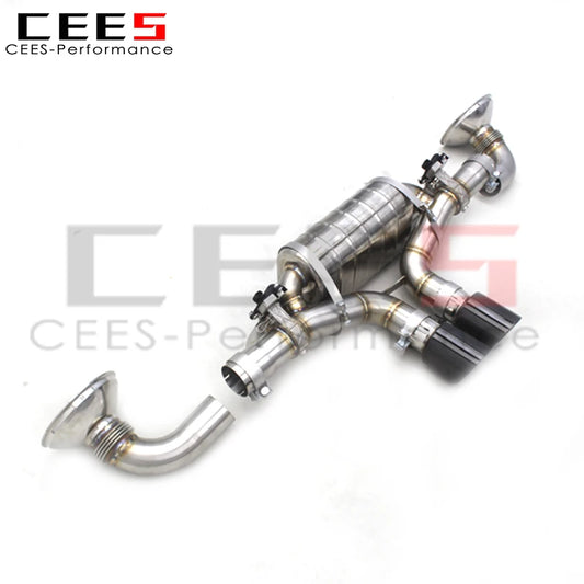 CEES Catback Exhaust System for Porsche 911 991.1/991.2 GT3 2010-2019 Tuning High Performance Stainless Steel Exhaust Pipe