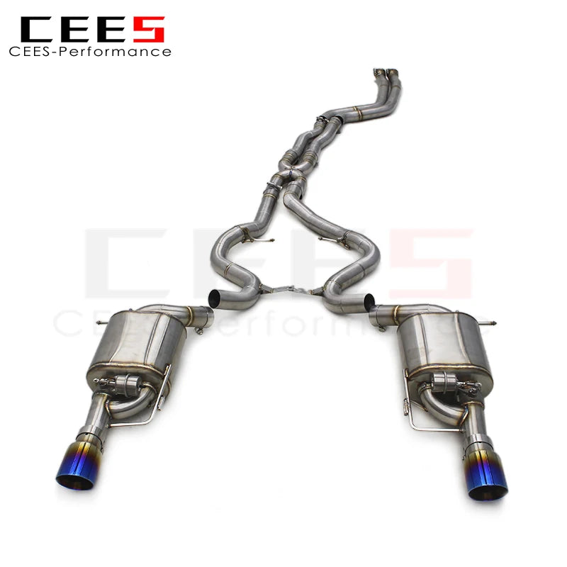 CEES valve control Catback Exhaust Systems For BMW 335/335i E90/E92/E93 N54 3.0T 2009-2013 Stainless Steel Exhaust Pipe Muffler