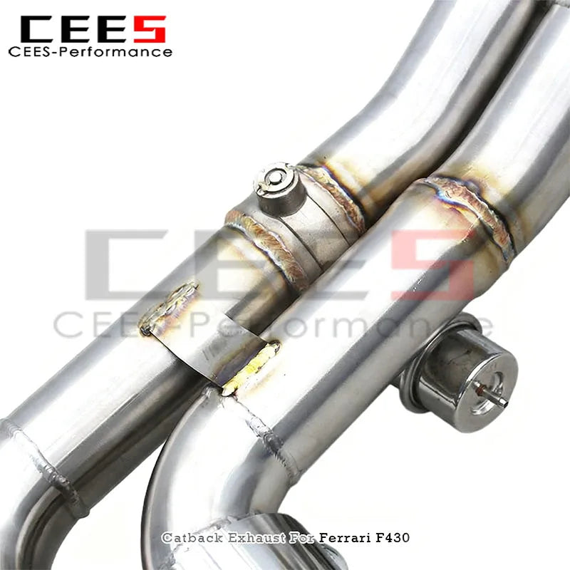 Ferrari F430 Spider/Coupe 4.3L 2005-2009 Valved Sport Exhaust System