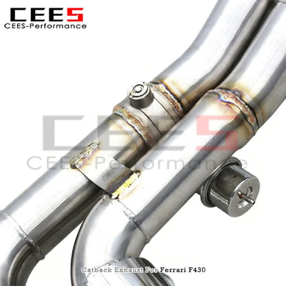 Ferrari F430 Spider/Coupe 4.3L 2005-2009 Valved Sport Exhaust System