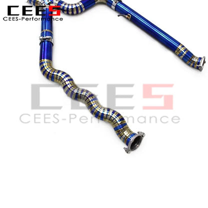 cees Performance Titanium Catback Exhaust Escape Car Exhaust Muffler M/MP for BMW M3/M4 G80/G82 3.0T 2019-2023 Exhaust System