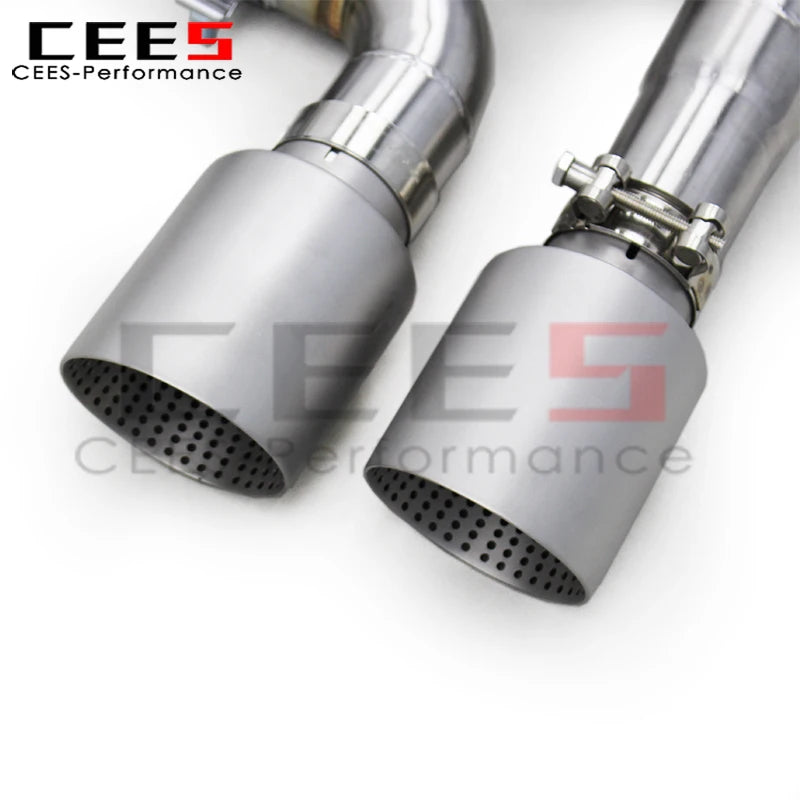 cees Valvetronic Exhaust Muffler for BMW 540 540i G30 G38 3.0T B58 2018-2023 Stainless Steel Exhaust Catback with Remote Control