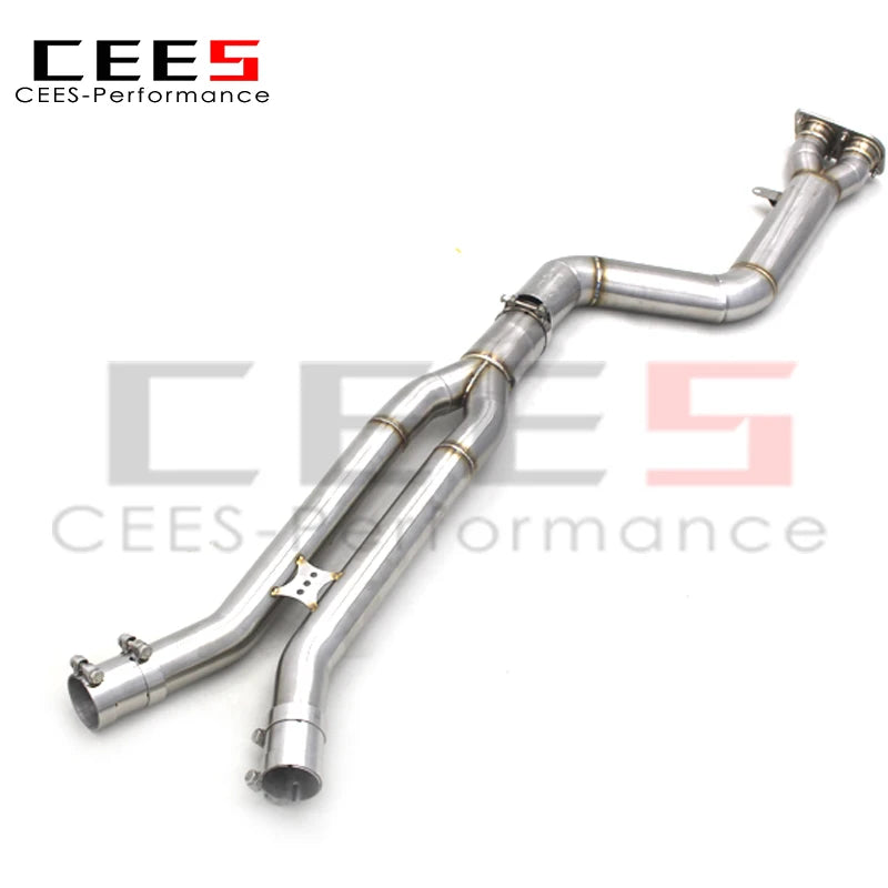 CEES Mid Pipe Stainless Steel Exhaust Pipe For BMW X3M/X4M F97/F98 3.0T 2019-2023 High Performance  Exhaust System