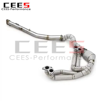 cees Stainless Steel Exhaust Manifold Header for Toyota GR86/86 2.0 2022-2023 Front Pipe S Pipe Downpipe with Catalyst System