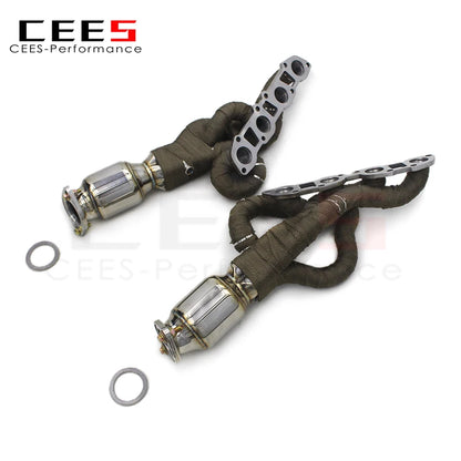 CEES Newly upgraded High Quality Engine vortex manifold Header For Lexus ISF/IS F 5.0 2007-2014 Stainless Steel