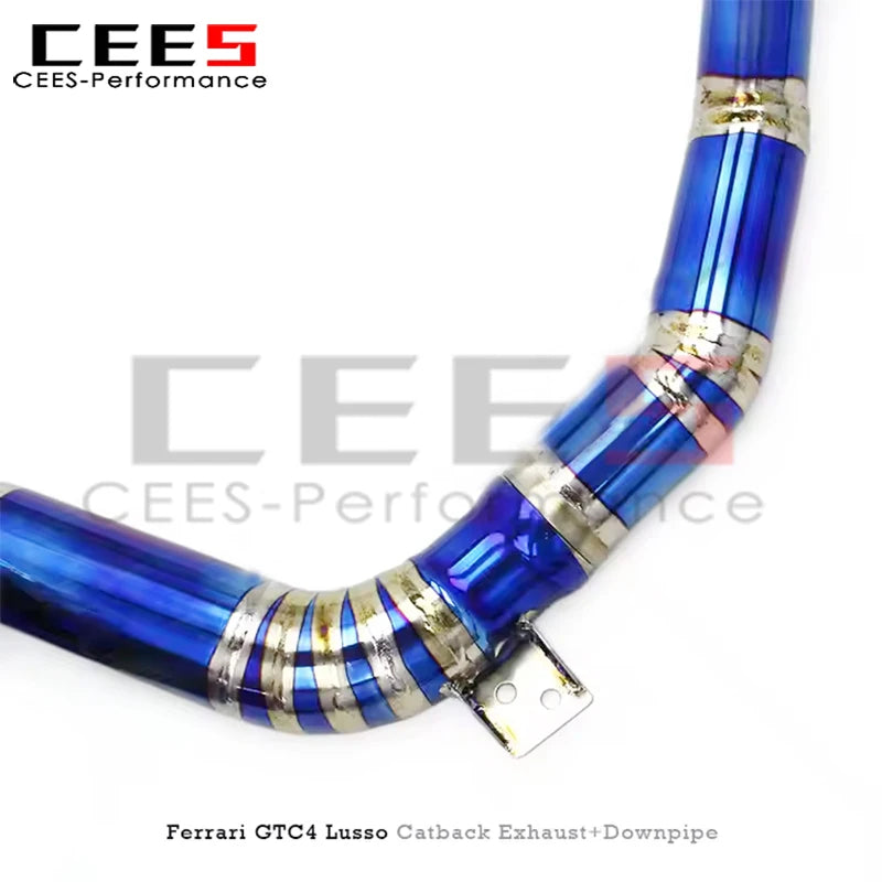 cees Performance Titanium Exhaust for Ferrari GTC4 Lusso/Lusso T 2016-  Car Exhaust Pipe Valvetronic Catback Exhaust Muffler