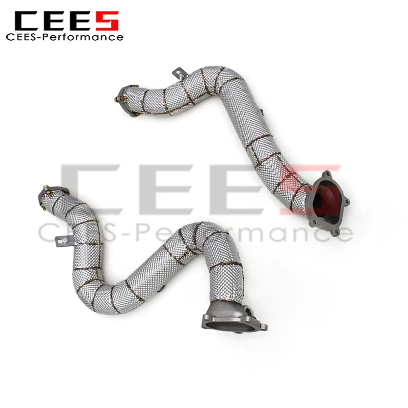 Audi A8L D4 4.0T 2011-2023 Stainless Steel Free Flow Downpipe Exhaust System