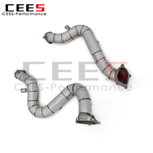 Audi A8L D4 4.0T 2011-2023 Stainless Steel Free Flow Downpipe Exhaust System