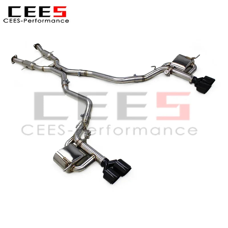 cees Valve Catback Exhaust Pipe Muffler System for JEEP Grand Cherokee 3.0/3.6 2007-2023 SS304 Stainless Steel Tuning Auto Parts