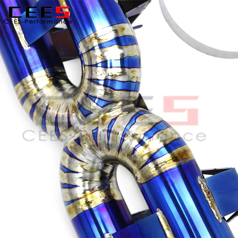 cees Straight Exhaust Catback for Porsche 911 992 Carrera S 3.0T 2019-2023 Performance Titanium Valvetronic Exhaust Pipe System