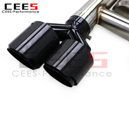 cees Valve Catback Exhaust Pipe Muffler System for JEEP Grand Cherokee 3.0/3.6 2007-2023 SS304 Stainless Steel Tuning Auto Parts