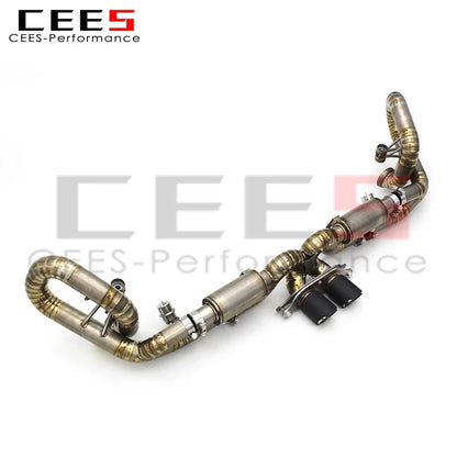 cees Catback Exhaust For Porsche 911 991/991.1 GT3 4.0 2015-2018 Exhaust Pipe Muffler Escape Titanium alloy Exhaust System