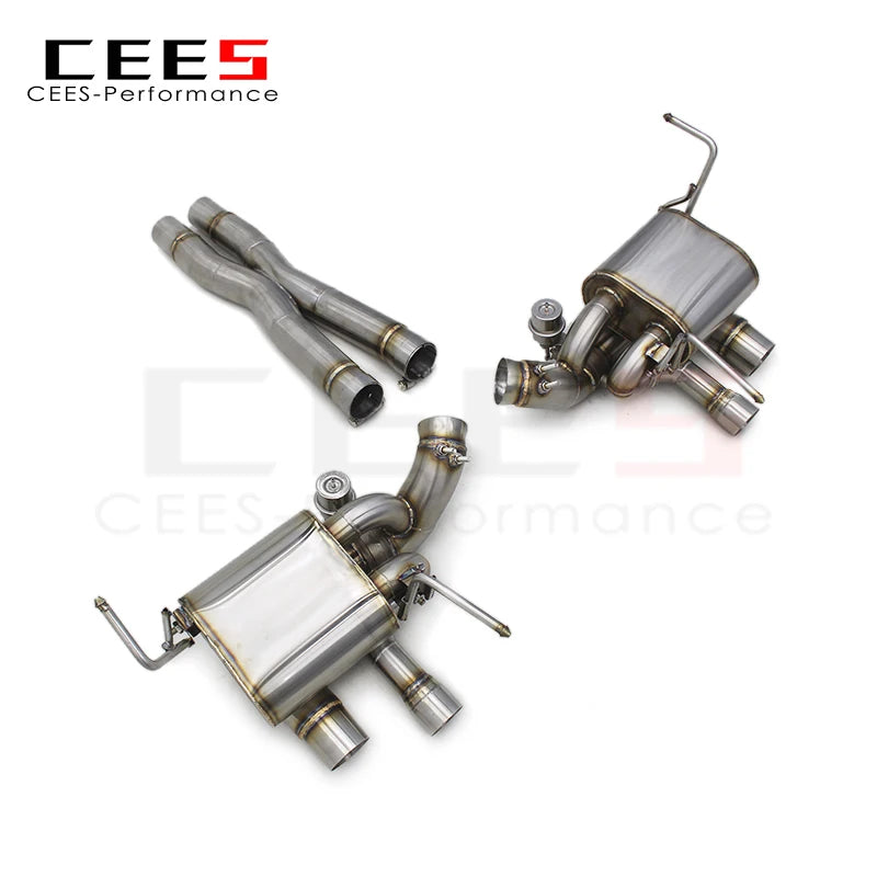 cees Catback Exhaust System For Ferrari California T 3.9T 2012-2018 Racing Car Exhaust Pipe Muffler Stainless Steel Escape