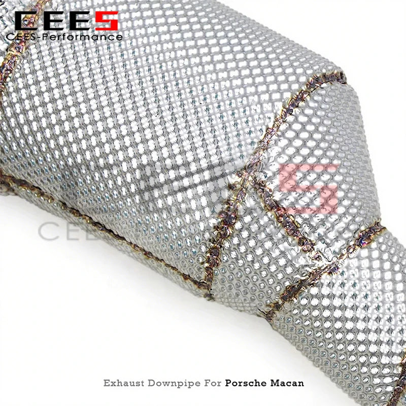 Porsche Macan Turbo/GTS 2.9T 2020-2024 Stainless steel Heat shield Downpipe Exhaust System