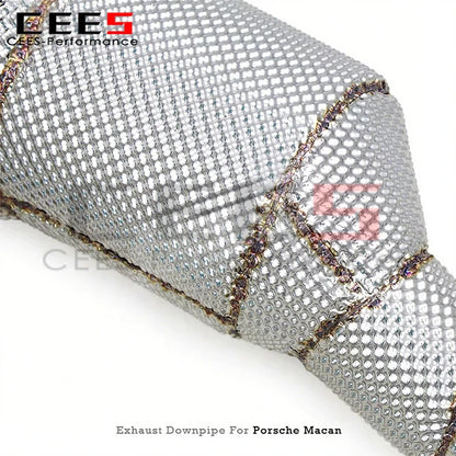 Porsche Macan Turbo/GTS 2.9T 2020-2024 Stainless steel Heat shield Downpipe Exhaust System