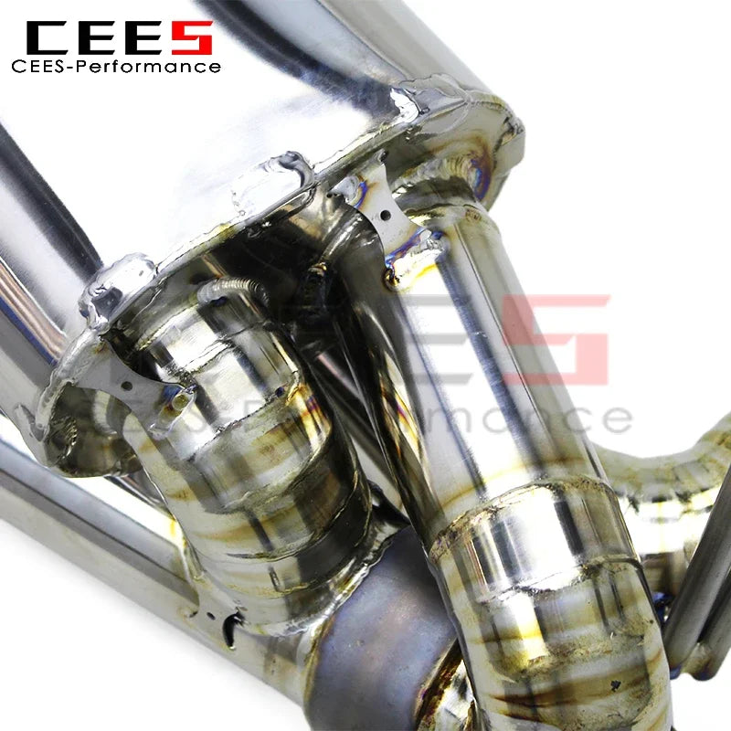 CEES Valvetronic Exhaust Mufflers for Audi R8 V10 5.2 2017-2019 Titanium Exhauster Valved Catback Exhaust