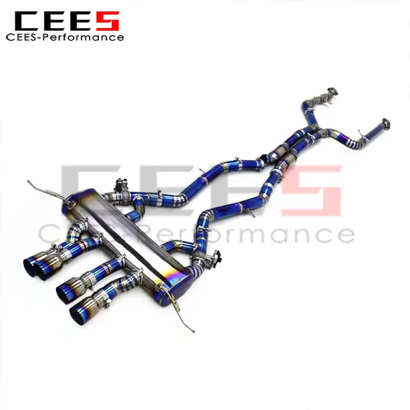 cees Performance Titanium Catback Exhaust Escape Car Exhaust Muffler M/MP for BMW M3/M4 G80/G82 3.0T 2019-2023 Exhaust System